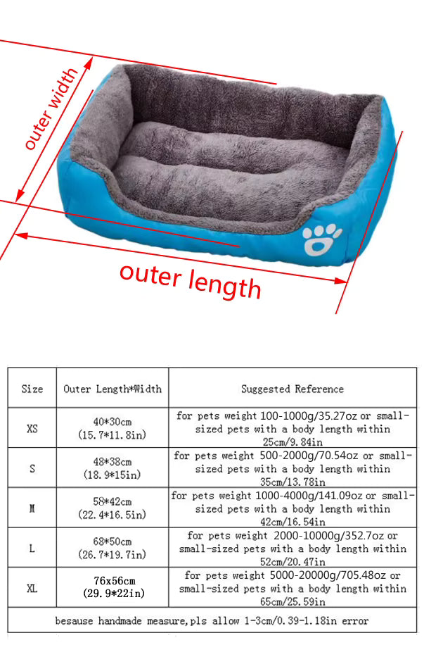 Insulated Thermal Pet Bed - Cozy Warmth and Comfort