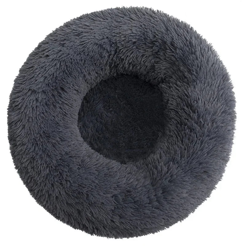 Fluffy Round Pet Bed (Machine Washable) - Maximum Comfort and Versatility