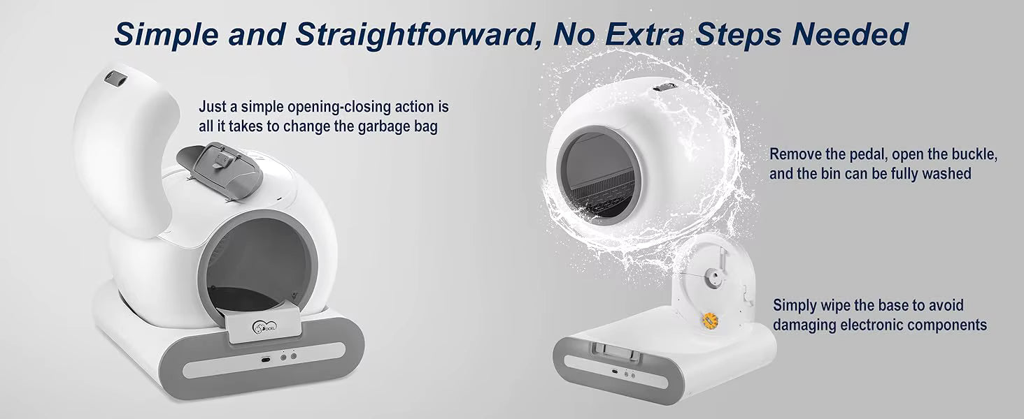 DOEL Self-Cleaning Smart Cat Litter Box with Wi-Fi & Radar Detection