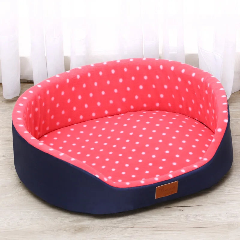 Luxury Oval Pet Bed with High Sides - Premium Comfort for Deep Sleep (Pet Heaven)