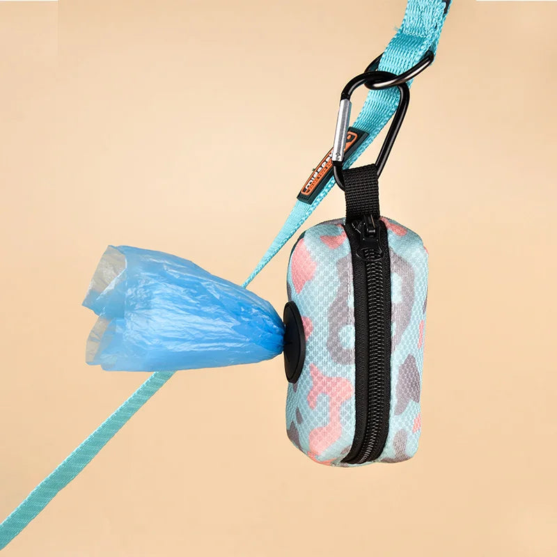 Stylish Zippered Waste Bag Dispenser Pouch