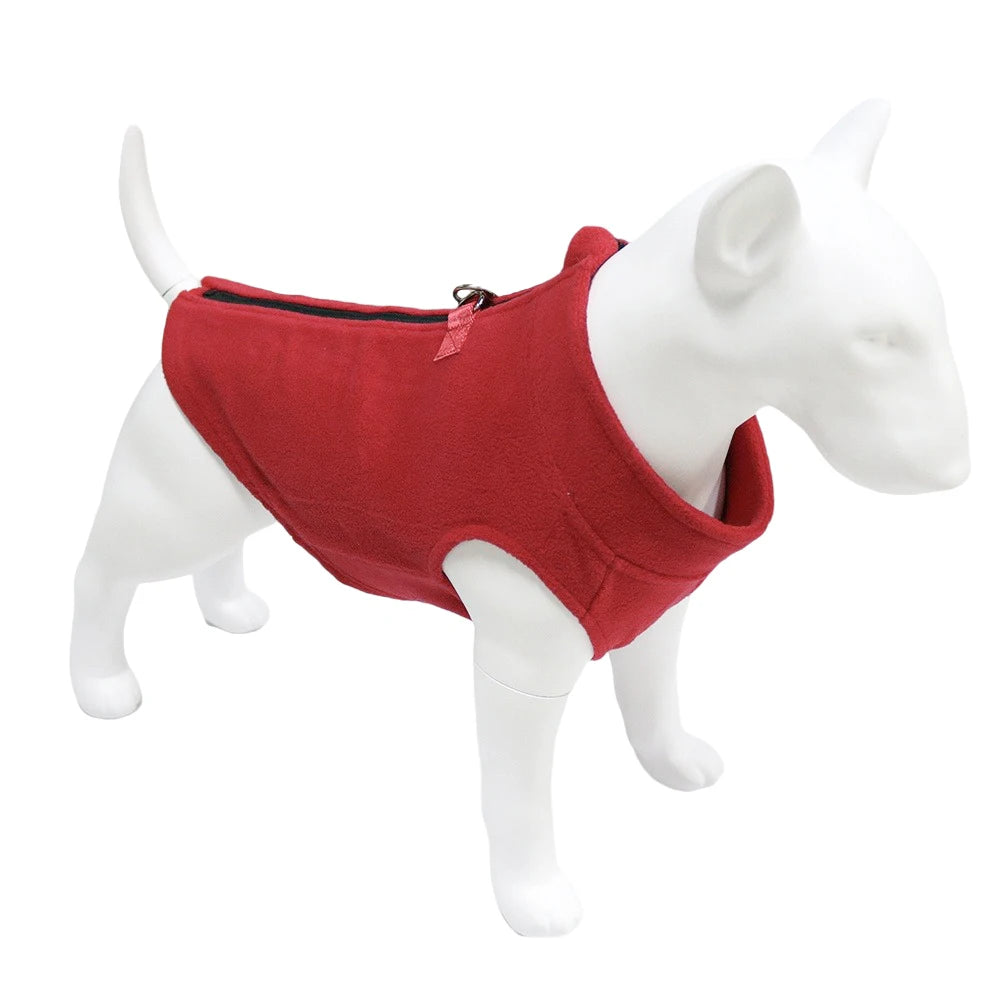 Super Soft Plush Pet Vest - Cozy Protection and High Collar