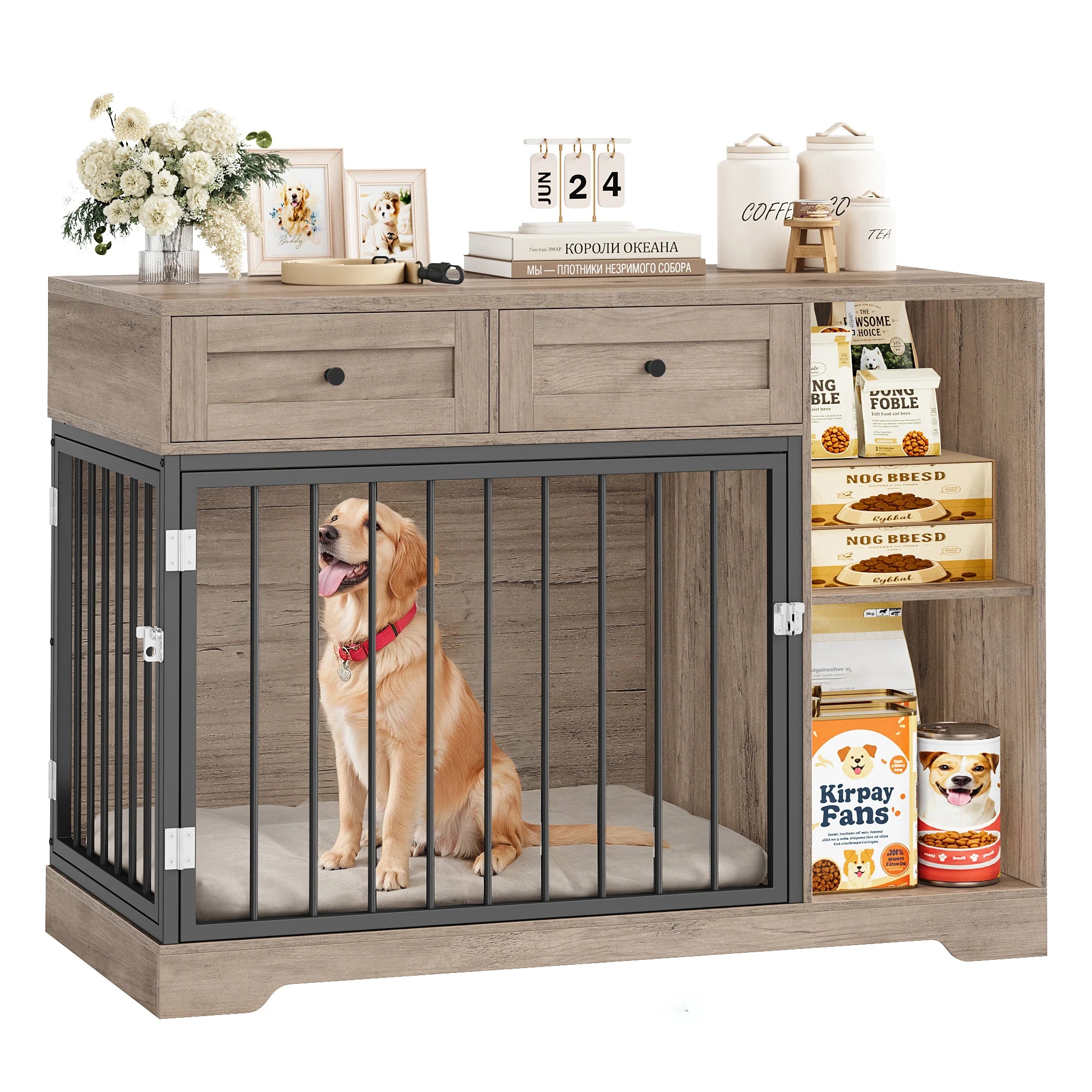 Multi-Function Dog Den & Storage Console