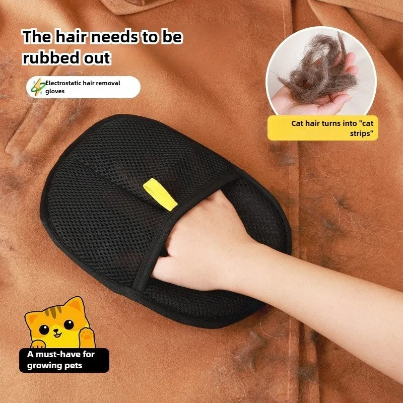 Electrostatic Fabric Pet Hair Removal Glove