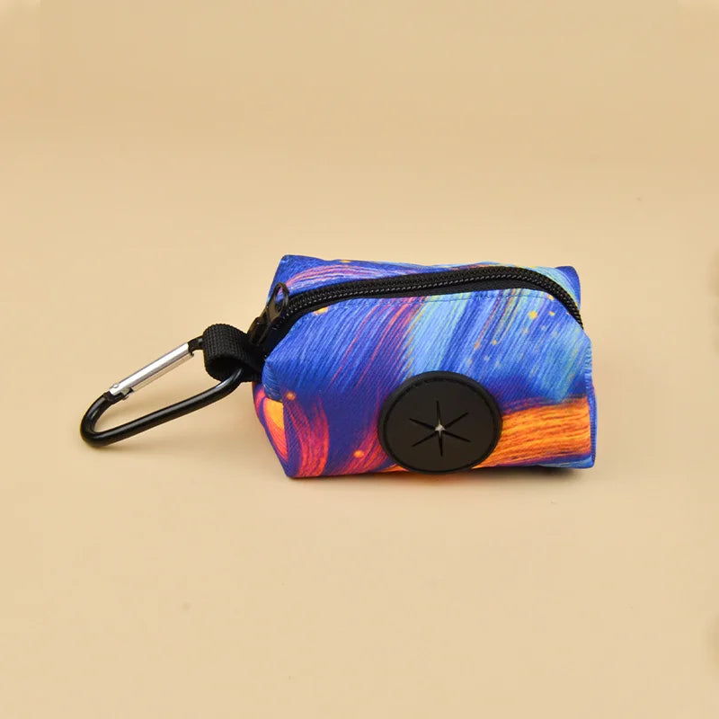 Stylish Zippered Waste Bag Dispenser Pouch