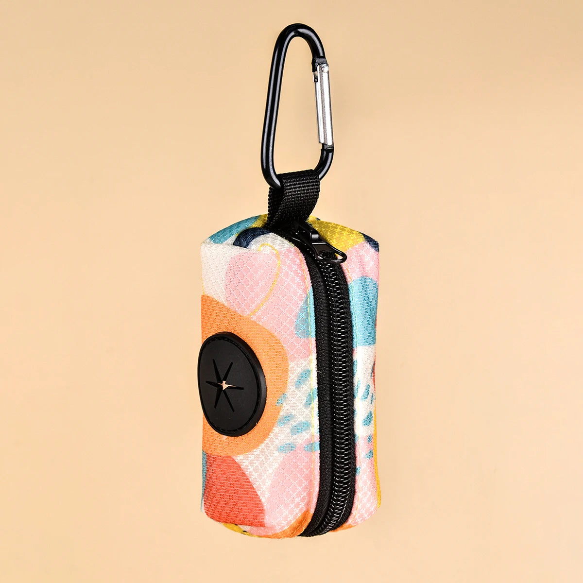Stylish Zippered Waste Bag Dispenser Pouch
