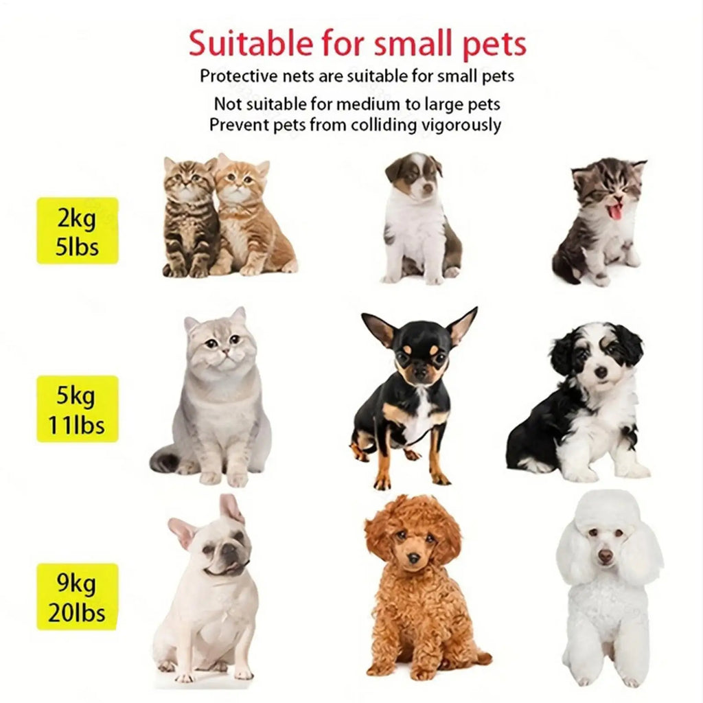 Flexible Plastic Wire Safety Net - Weatherproof and Easy to Install