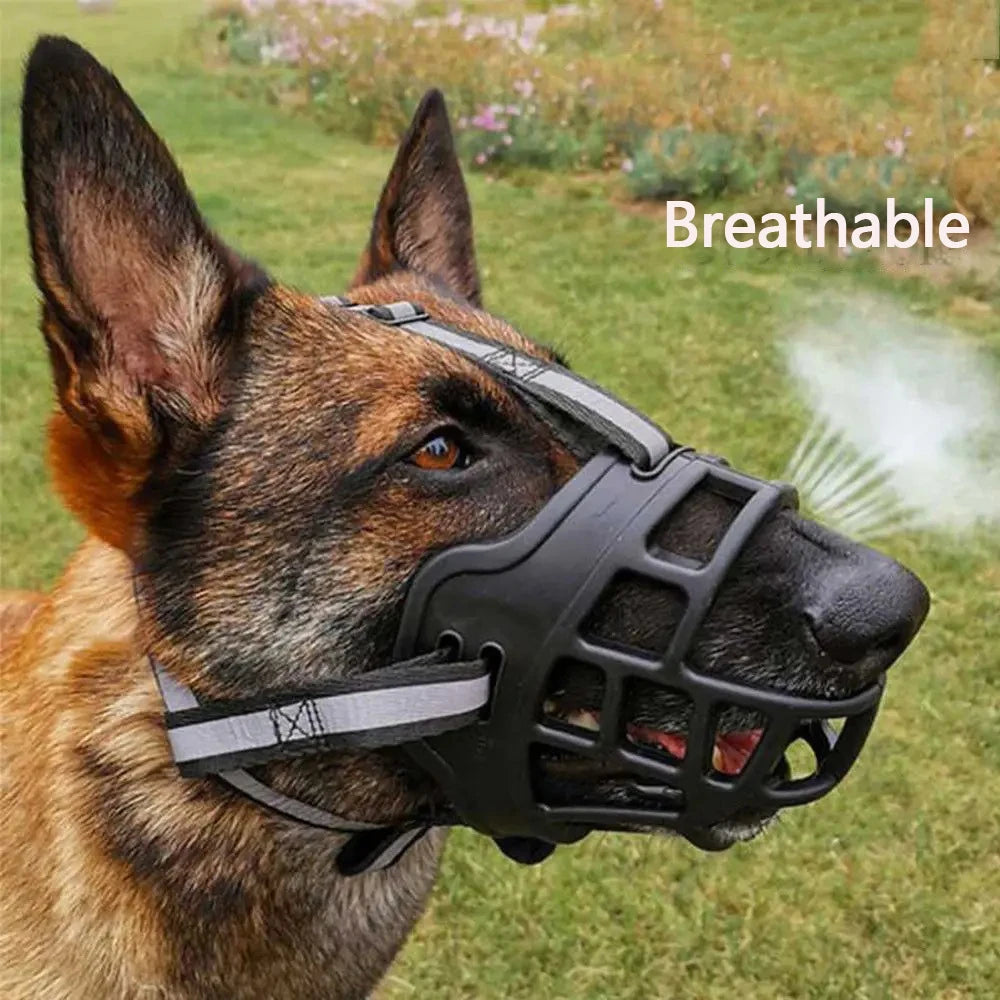 Ultra-Breathable Anti-Bite Basket Dog Muzzle
