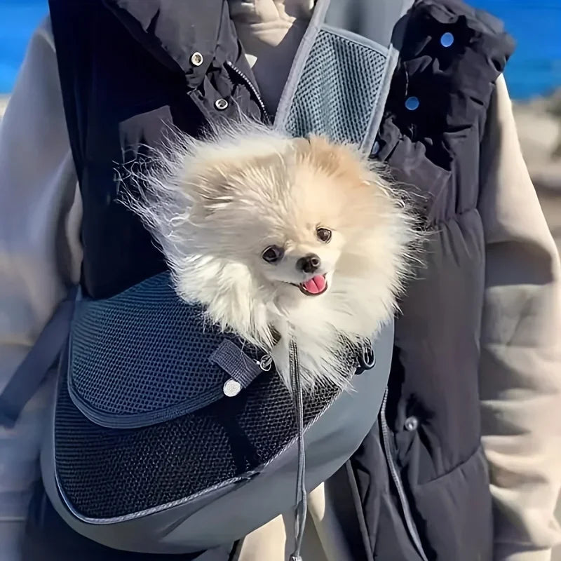 Hands-Free Comfort Pet Sling Carrier (Mesh)