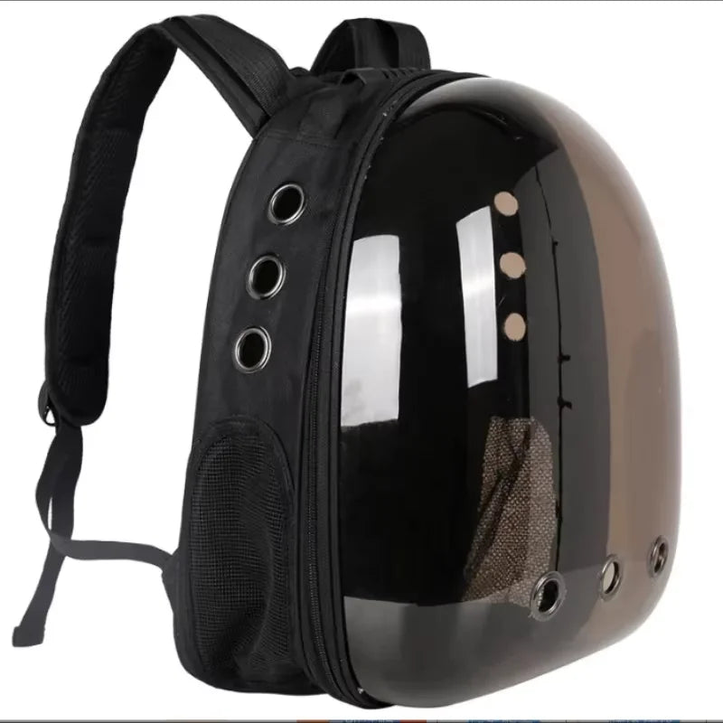 Clear-View Space Capsule Pet Backpack