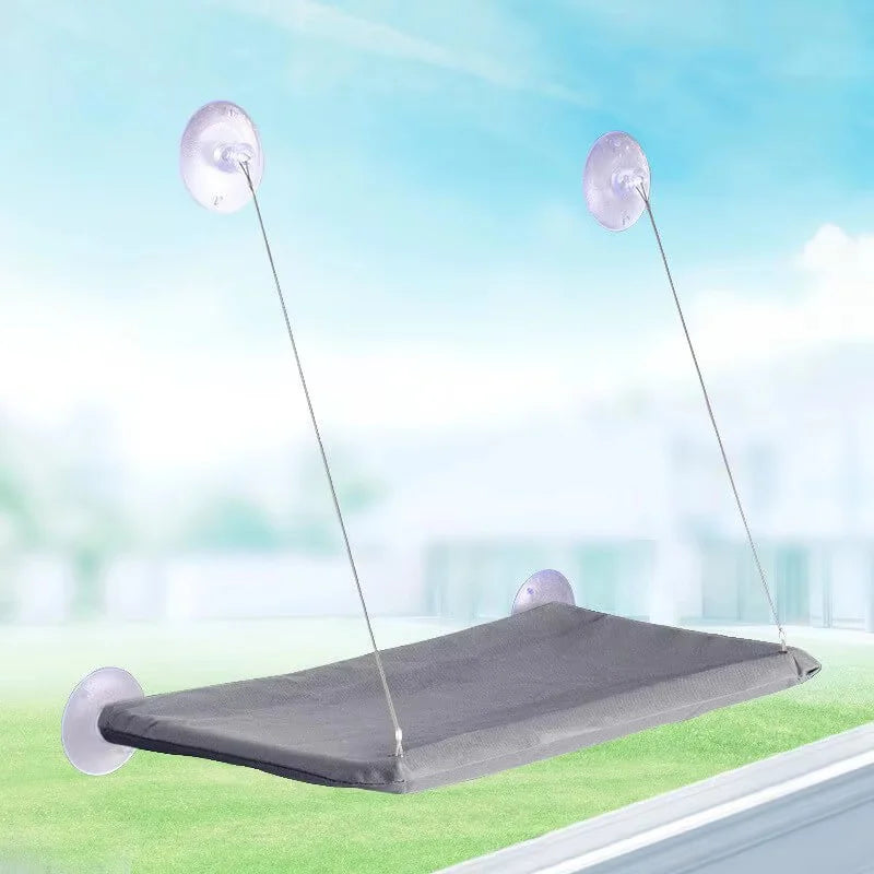 Cat Window Hammock/Bed - Comfortable Suction Cup Hanging Bed for Sunbathing