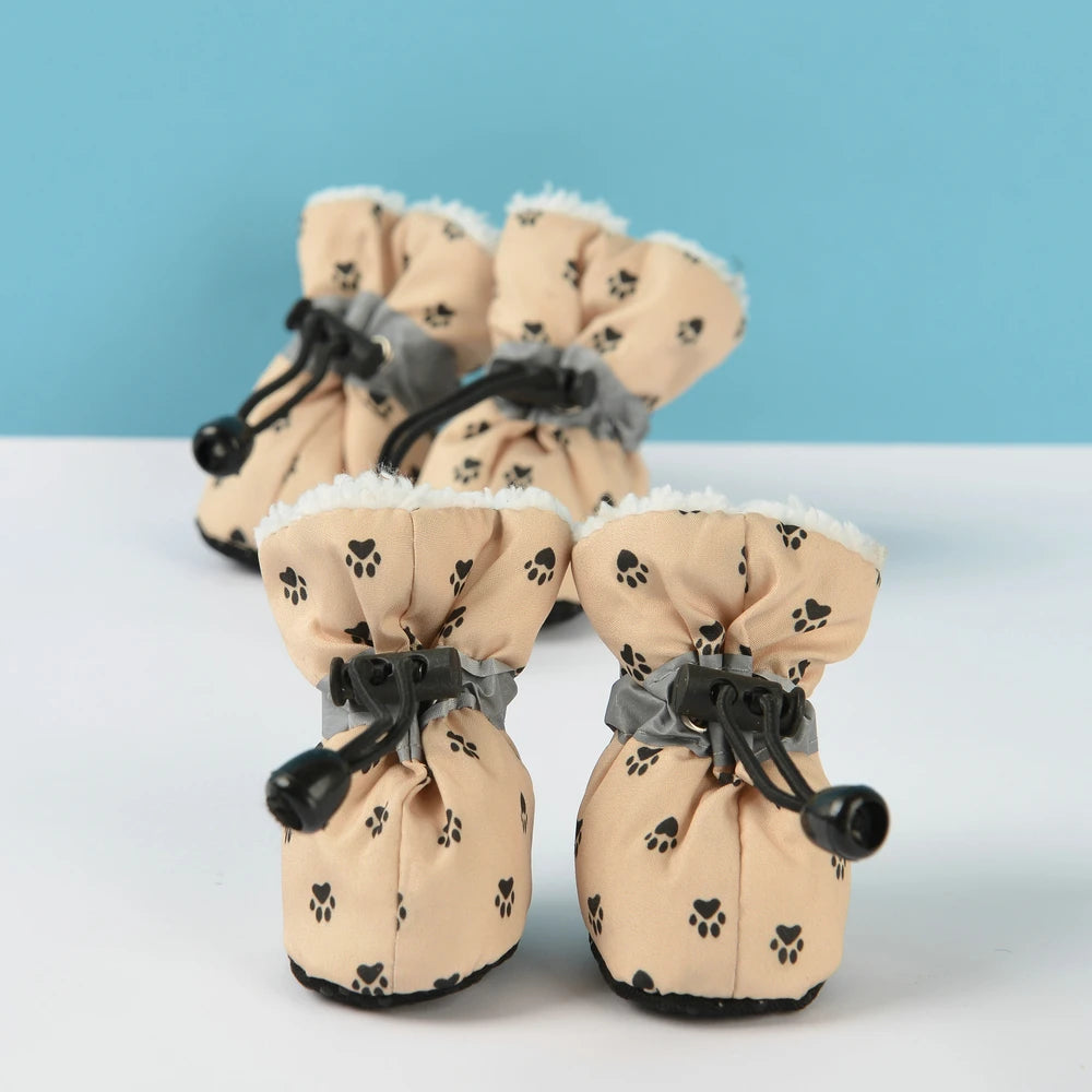 Reflective Waterproof Anti-Slip Grip Dog Socks